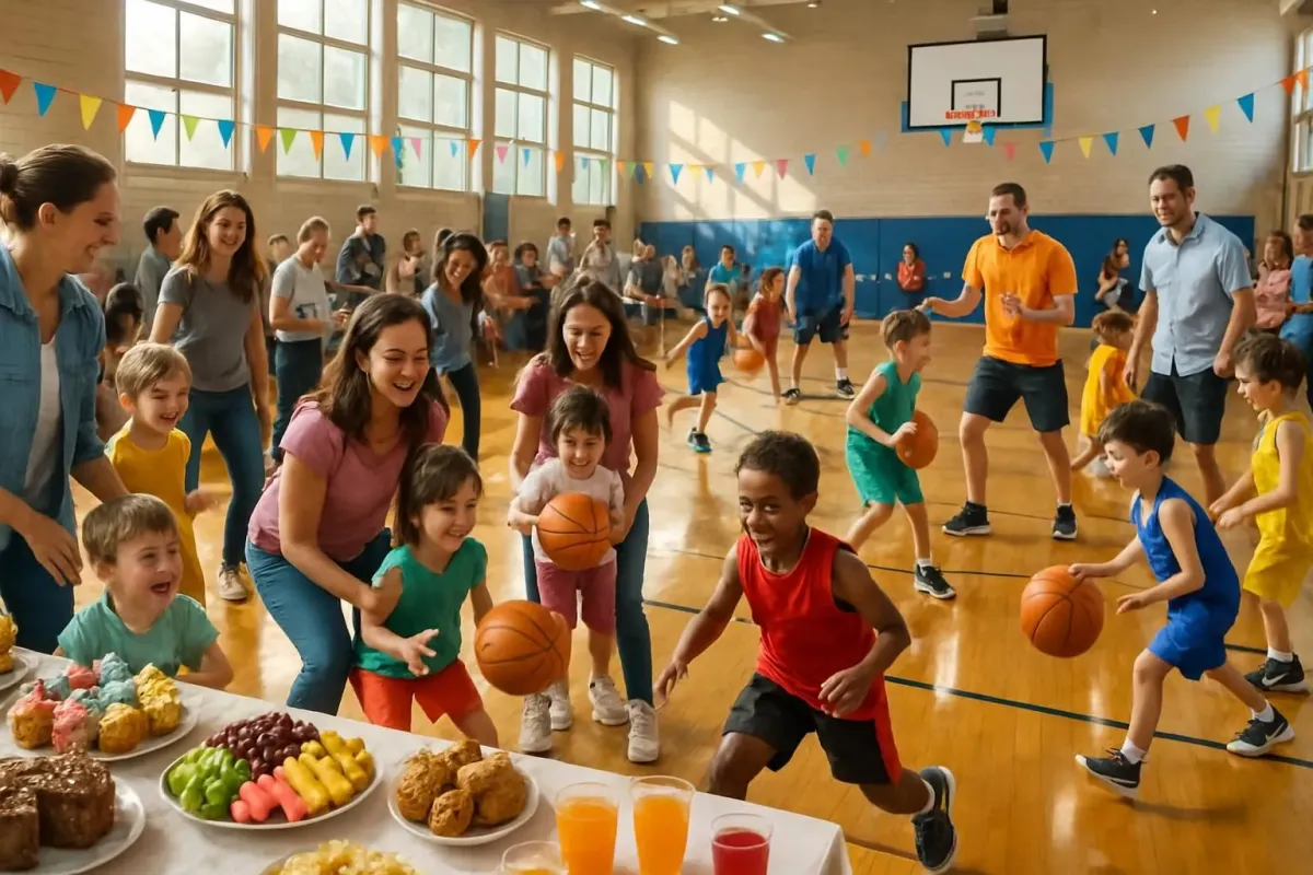 Animations, mini-matches et gourmandises au cœur du club de basket
