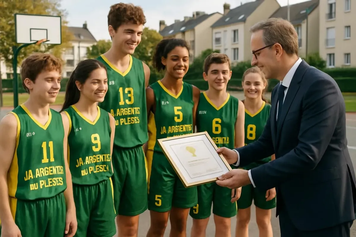 Argentré-du-Plessis : la section basket de la JA récompensée par le label Citoyen