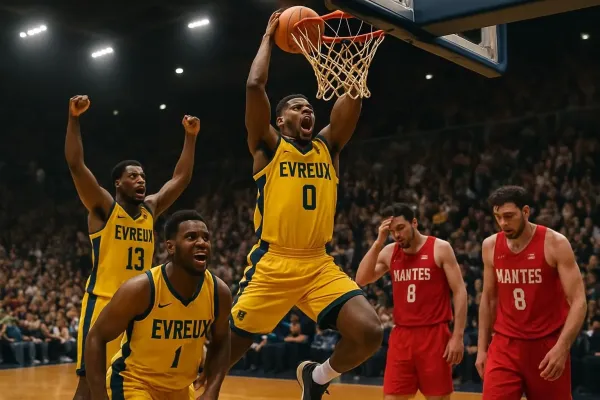 Basket-ball : Les Nantais dépassés, Évreux domine sans contestation