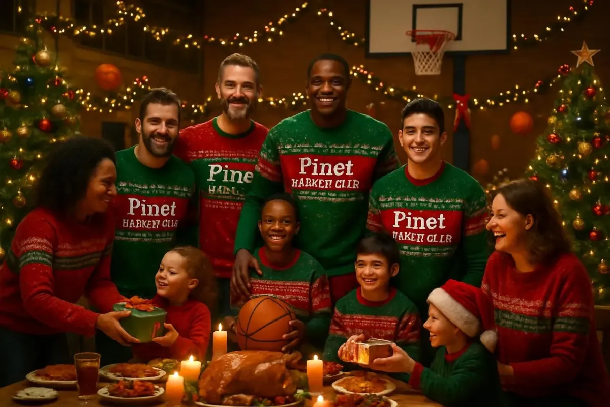 Le Pinet Basket-Club : Une fête de Noël chaleureuse et pleine de partage