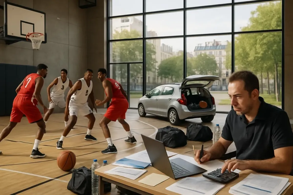 Le quotidien d'un club de basket en région parisienne : entre entraînements, matchs à l'extérieur et gestion du budget