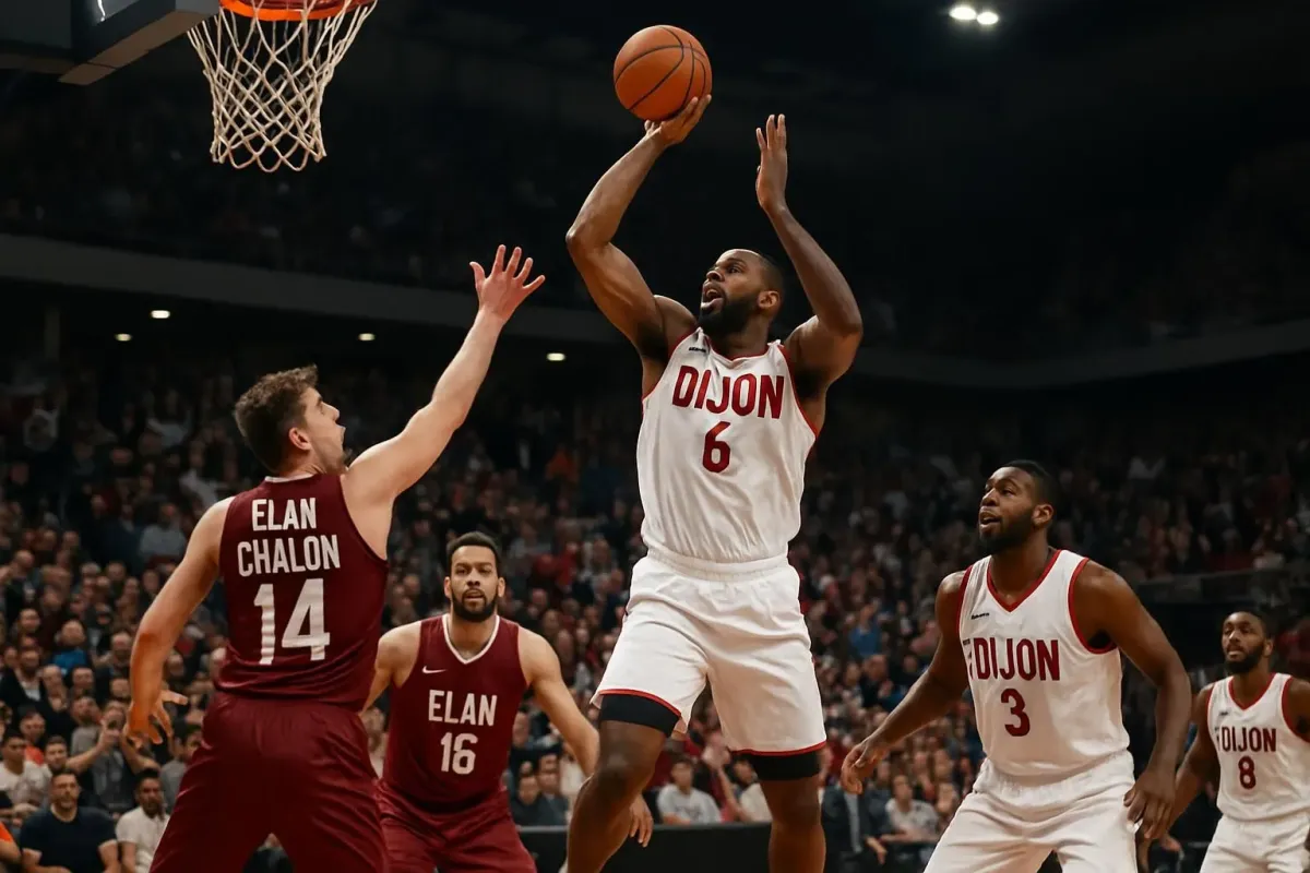 Live : L'Elan Chalon s'incline de justesse face à Dijon en Elite Basket-ball