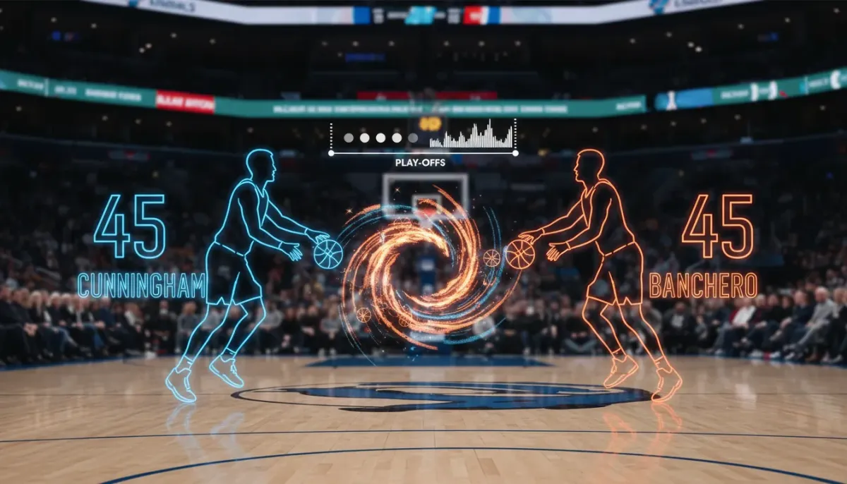Cunningham et Banchero à 45 points chacun : quand les play-offs livrent un rare duel de scoreurs